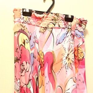 Beautiful and rare Boutique Moschino skirt with celestial bohemian design.